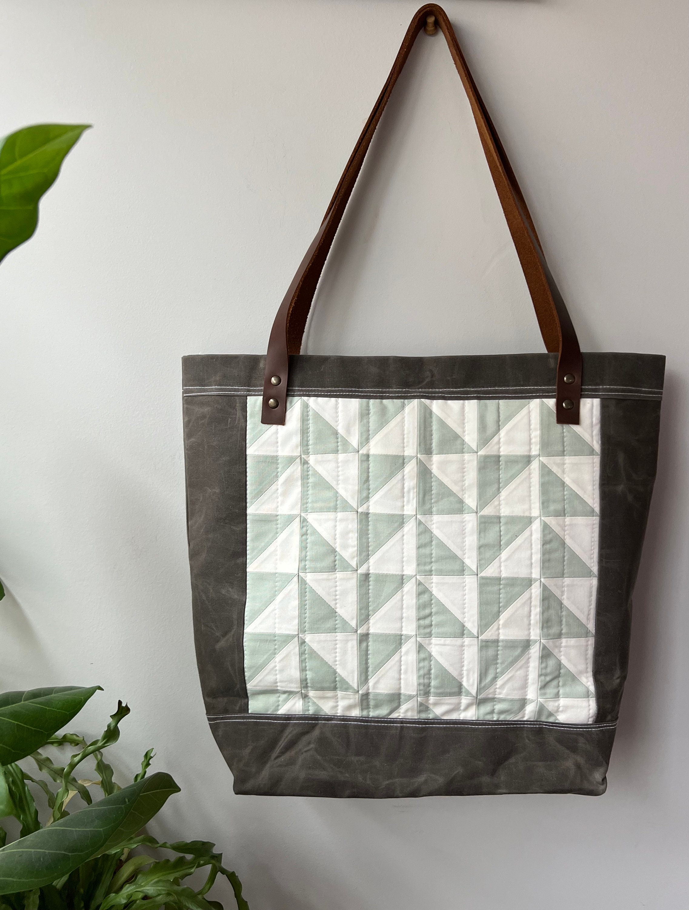 バッグ Us Customized US M-65 Quilted Tote Bag Quilted Block-Print Tote Bag – KenzKustomz