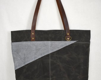 Gewachschte Canvas Tasche, Schultertasche für Frauen, Arbeitstasche Frauen, Arbeitstasche Laptop, Geldbörsen und Taschen, Tragetasche, Reisetasche für Frauen