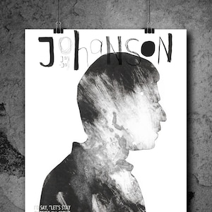 Poster Jay-Jay Johanson, Väggdekor, Musikposter, Stor väggkonstposter, A2-poster, Konsttryck, Alternativ poster