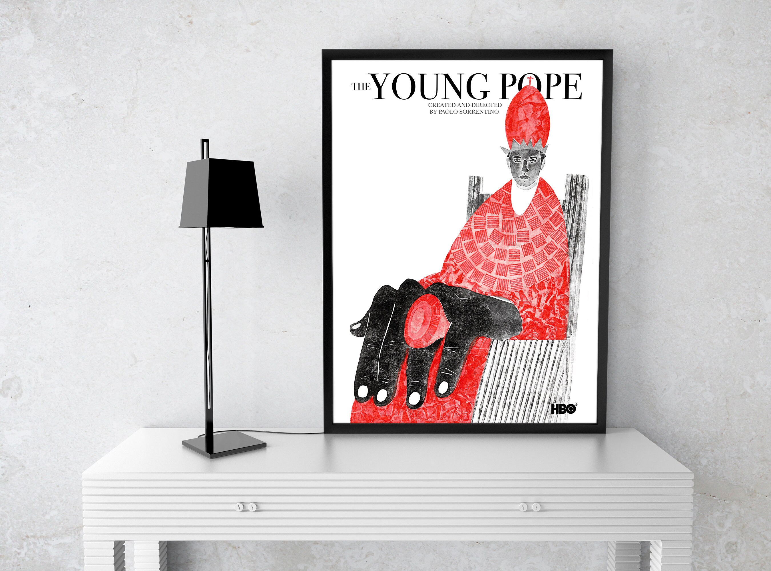 The Young Pope Wall Decor Film Poster Alternative Film Etsy