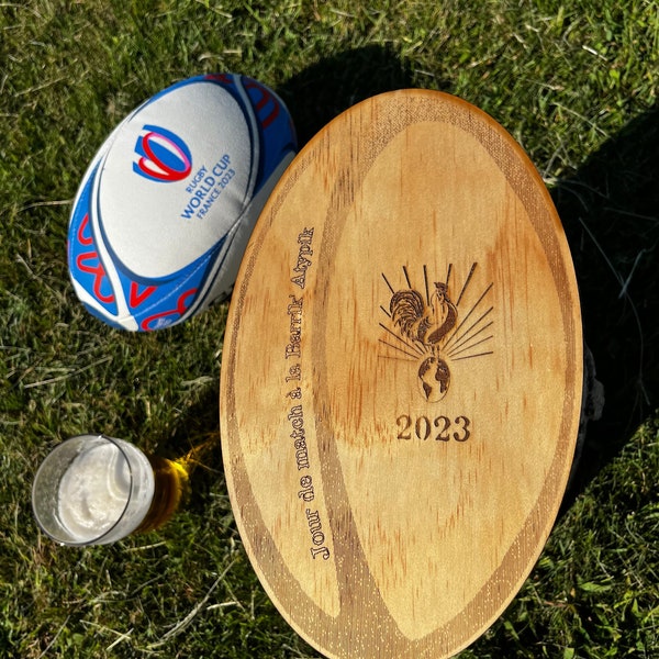 Planchette ballon RUGBY 29cm