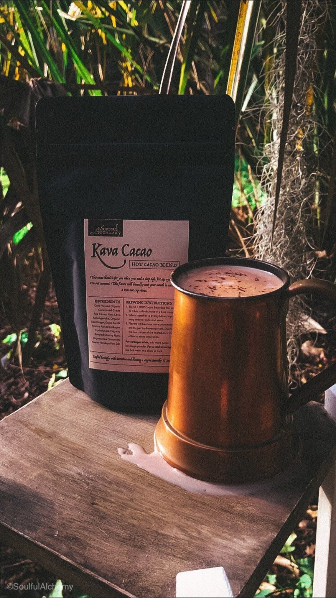 Kava Cacao Hot Cacao Beverage Mix with Kava Kava Just Etsy