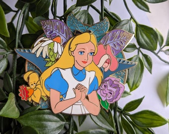 Alice im Wunderland Portrait Fantasy Pin