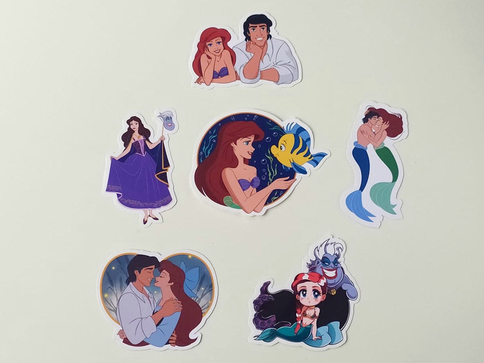 The Little Mermaid Ariel sticker pack Etsy