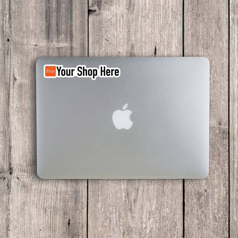 Custom Etsy Shop Name Sticker Etsy