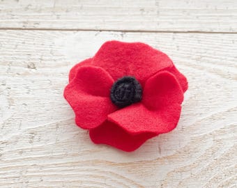 Infinity poppy brooch sale