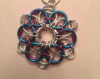 Reversible Snowflake Necklace