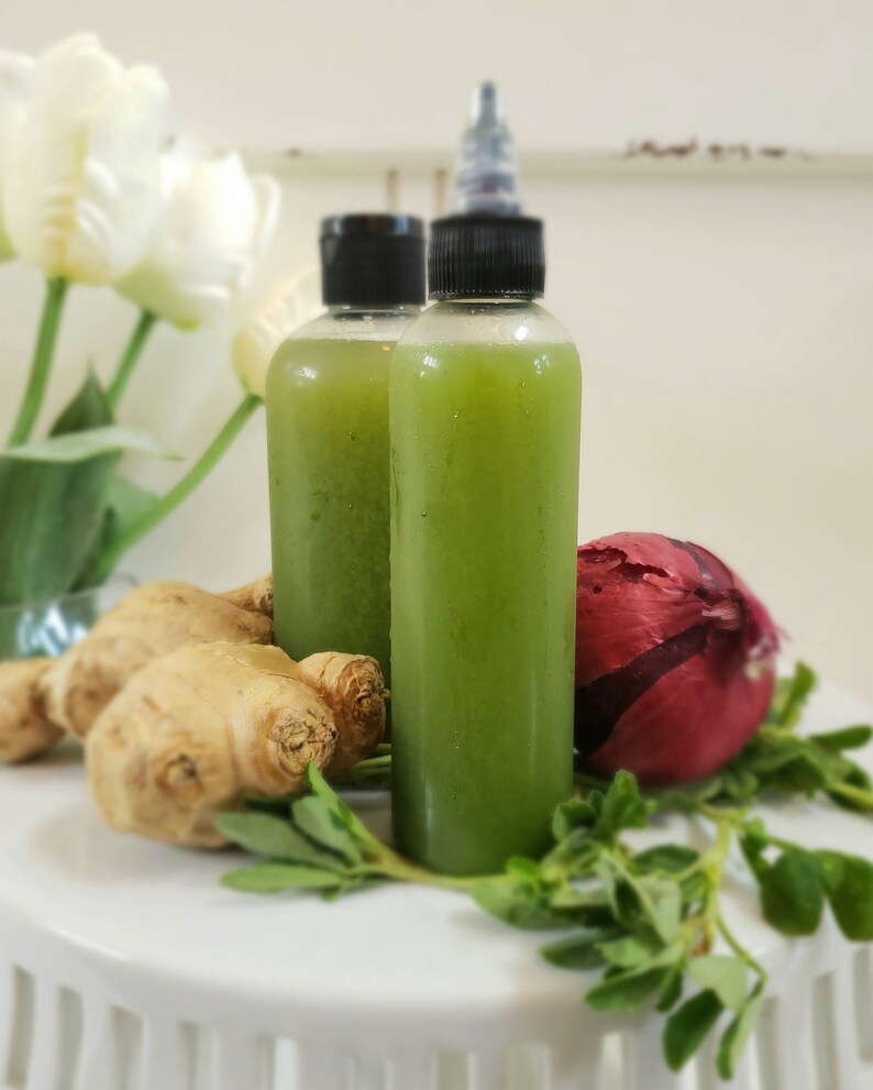 Onion and Ginger Juice with Fenugreek for Hair Scalp Etsy