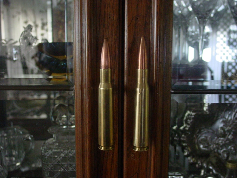 50 CALIBER BMG Bullet Gun Door Knob Handle Pair Etsy