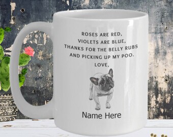 Personalized Coffee Mug with Your Dog's Name, Gift For Pit Bull Dog Owners, Dog Lover, Dog Mom Gift, Funny Coffee Mug for Puppy Owners