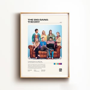 MIDCENTURY TV SERIES Poster, Minimal Tv Series Print, Retro Tv Series Art, Tv Series Print, Best Tv Series of All Time, Tv Series Wall Art