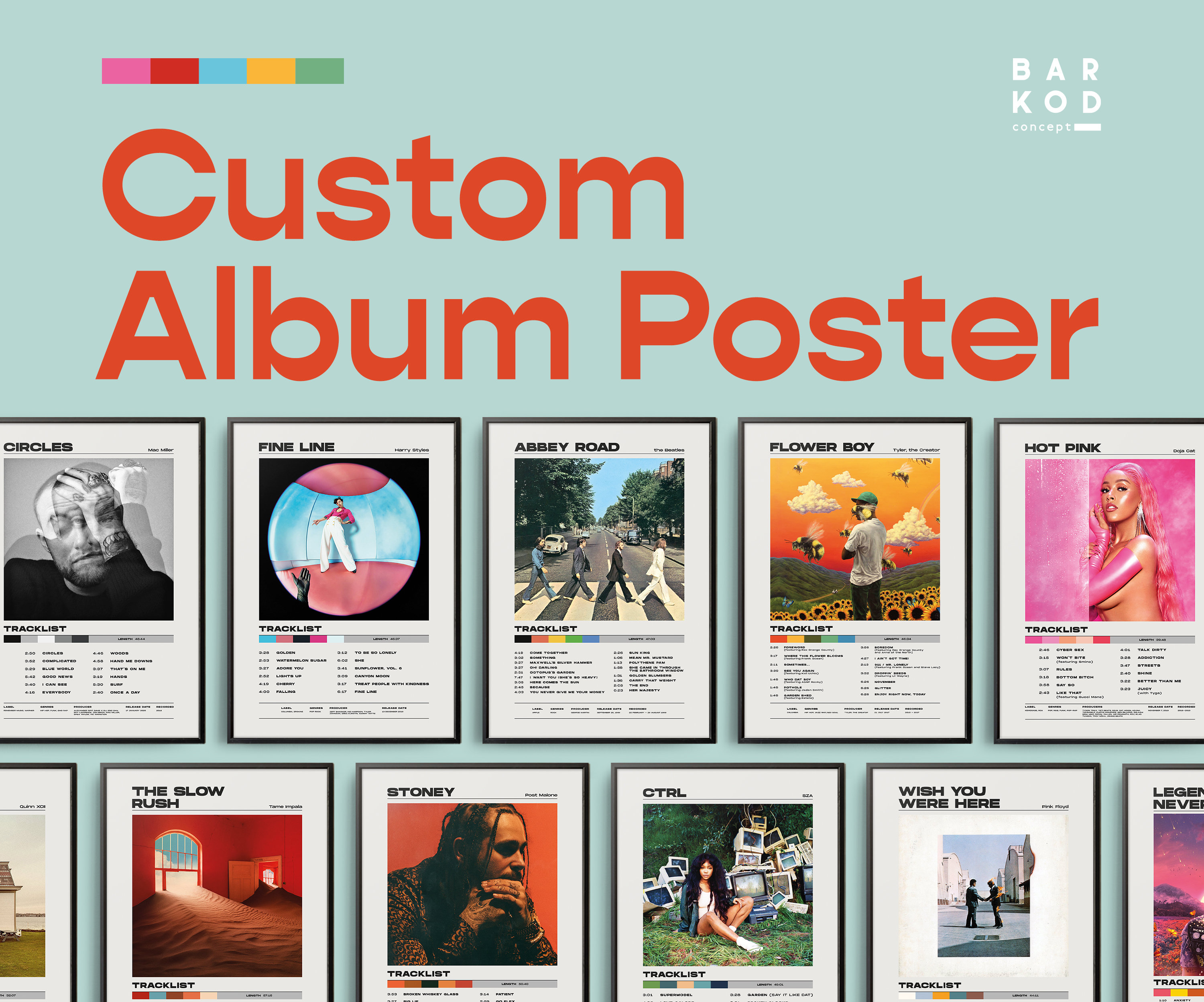CUSTOM ALBUM COVER Print Create Your Own Album Cover Print Etsy UK