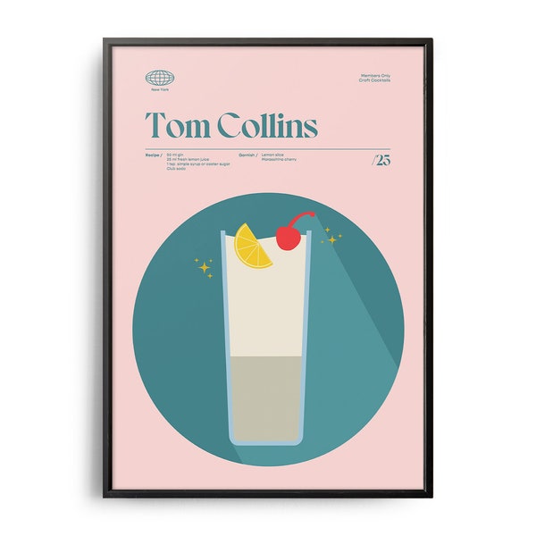 Tom Collins Etsy