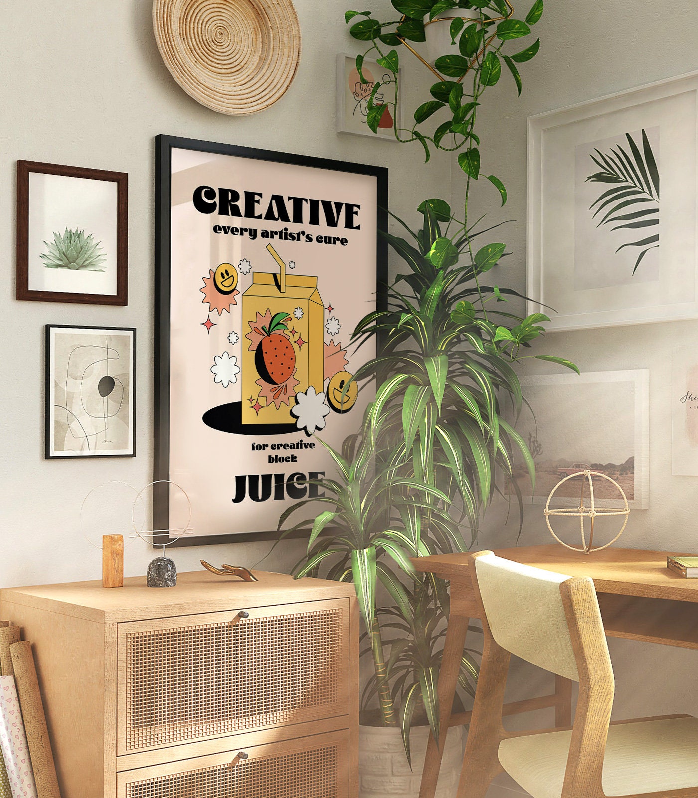 Canvas Poster, Creative Juice Poster, The Best Cure For Creative Block  Poster, Print Wall Picture, For Bedroom Living Room, Wall Decor, Canvas  Wall Art Decor, No Frame - Temu