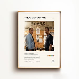 MIDCENTURY TV SERIES Poster, Minimal Tv Series Print, Retro Tv Series Art, Tv Series Print, Best Tv Series of All Time, Tv Series Wall Art