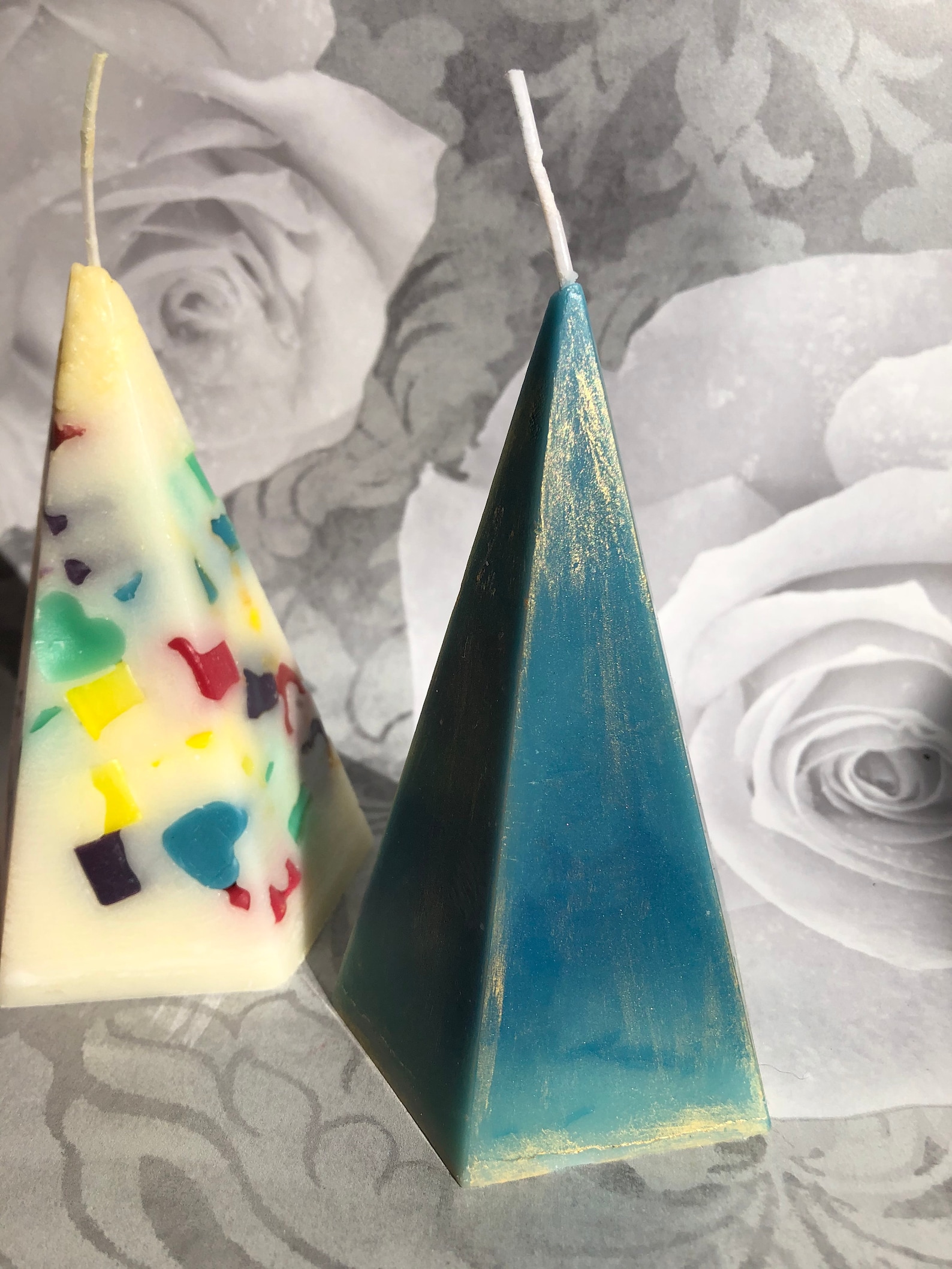 Pyramid Candle Aromatherapy Decorative soy wax pyramid Etsy