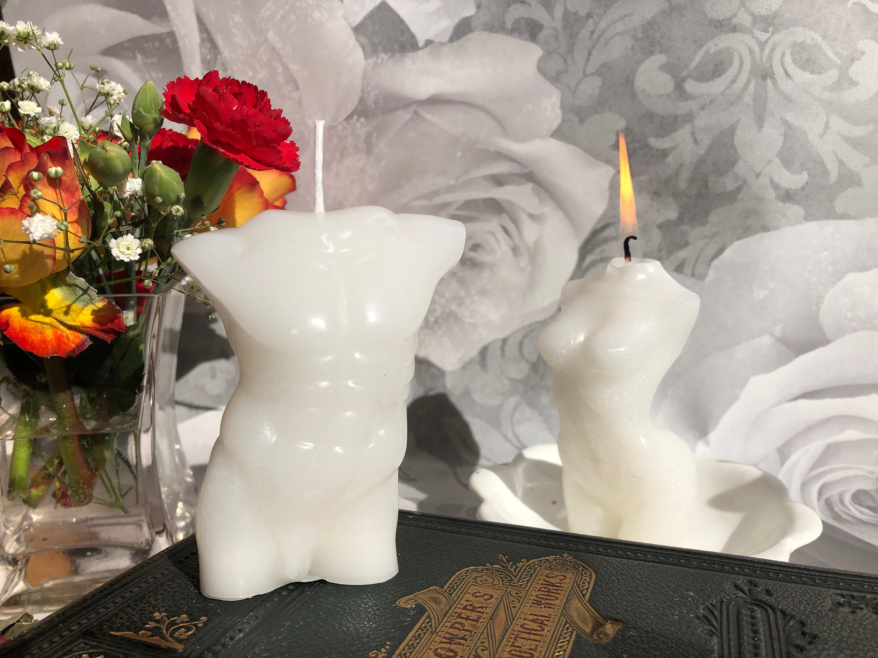 Body Candle Torso Candle Scented Candle Female Torso Etsy