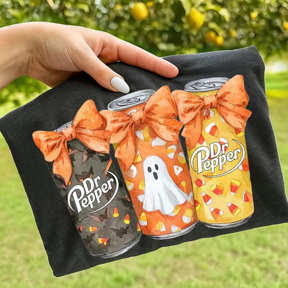 Halloween Pepper Coquette png, Halloween Dr Pepper png, Coquette png, Halloween PNG, Ghost Spooky Season Halloween, Digital download, Png