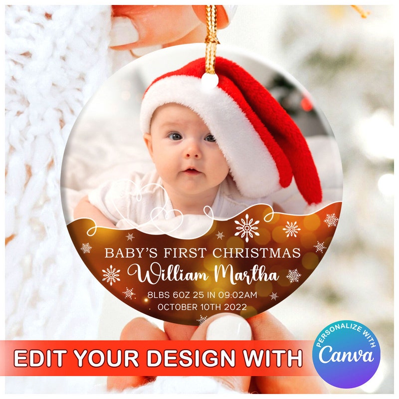 First Christmas Ornament Etsy