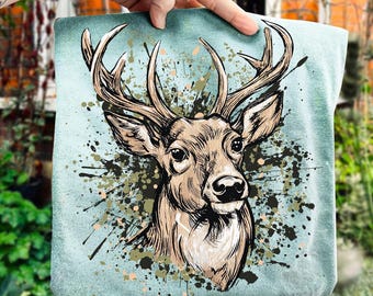 Hunting Season Png, Deer Antler Shirt Design, Camo Bow Png, Fall Country Png, Brushstroke Png, Outdoor Sublimation, Rustic Western Png