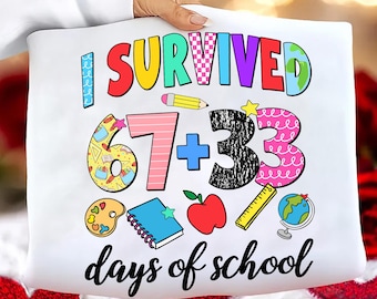 Jag överlevde 100 dagar i skolan png, jag överlevde 67 dagar i skolan png, 100 dagar i skolan png, lärare och elevgåva, 100:e dagen i skolan png