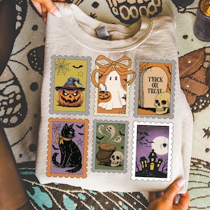 Retro Halloween Cat Ghost Png, Girly Halloween Png, Fall Png, Halloween Png, Spooky Season Png, Pumpkin Halloween, Spooky Mama png