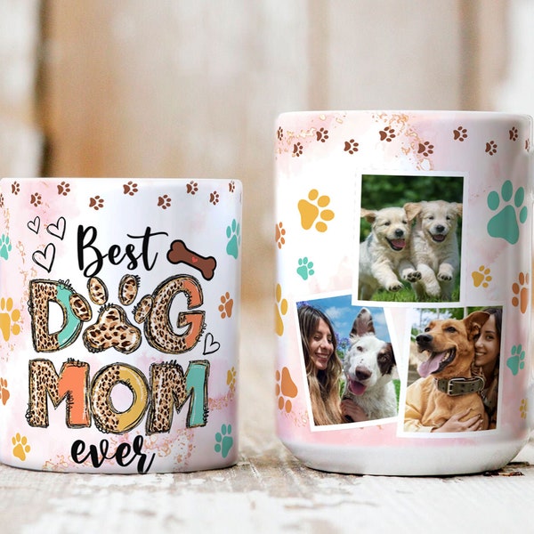 Hund Tasse Wrap, Pfote Foto Becher, 11 Unze 15 Unze Becher Wrap PNG, Sublimation Vorlage, Becher Sublimation, Pfote Becher Wrap, Pfote Png Muster, Instant Download