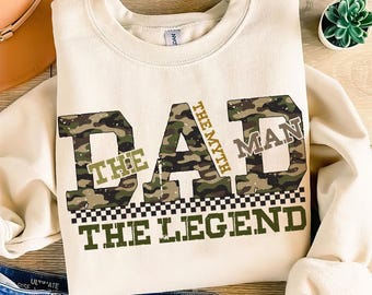 The Man The Myth The Legend Camo Dad Png, Dad Png, Father Png, Father’s Day Png, Dad Quote Png, Dad Png Designs, Best Dad Ever Png,Daddy PNG