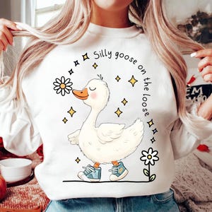 Silly Goose On The Loose PNG, Silly Goose Meme Shirt, Silly Goose funny Png, Boy Goose shirt Png, Goose Png digital download