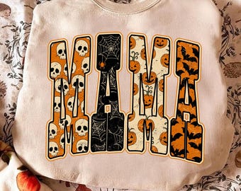 Mama Pumpkin Leopard PNG, Fall Halloween Sublimation Design, Checkered Mama Shirt PNG, Trendy Autumn Digital Download, popular country font