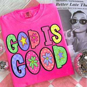 Preppy God is Good all the time PNG, Religious PNG, Trendy Png, Neon Smiley Png, Checkered, Leopard Png, Coquette Png, Brushstroke