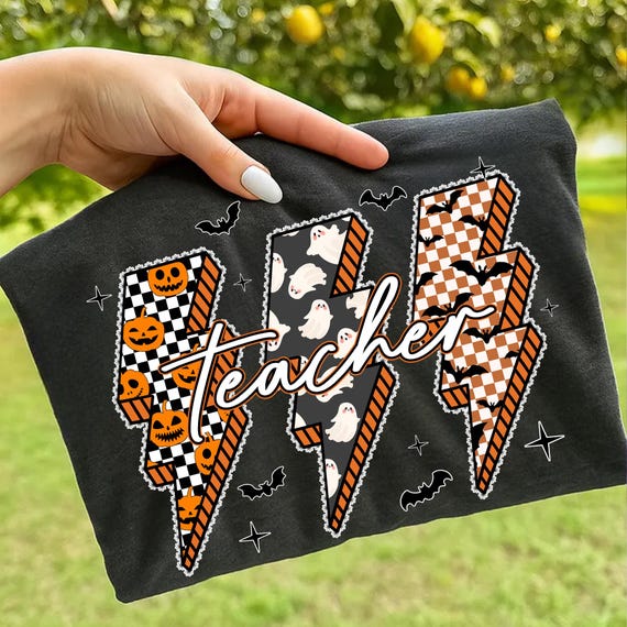 Trendy Teacher PNG, Leopard Checker Cherry Letters Sublimation, Cute Retro Teacher Shirt Design, Leopard Teacher Png, Back To School Png