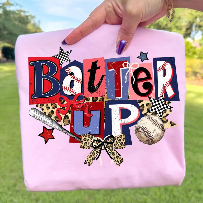 Retro Baseball Batter up PNG, Checkered Baseball Coquette Png, Game Day ...