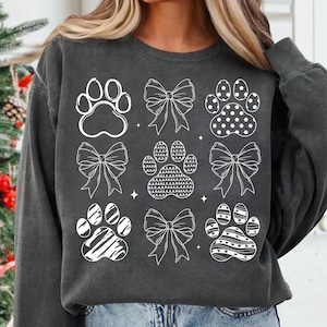 Valentine Coquette Dog Paw  Png, Valentine&#39;s Day Coquette Png, Dog Is My Valentine Png, XoXo Png, Valentine Design, Dog Lovers Png