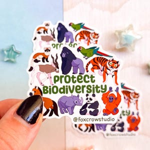 Protect Biologischer Schutz Glänzender Vinyl Aufkleber