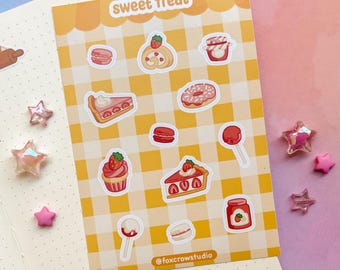 Sweet Treat Matte Vinyl Sticker Sheet