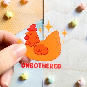 Huhn Transparent Sticker