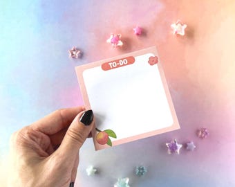 Peach To-Do Sticky Notes