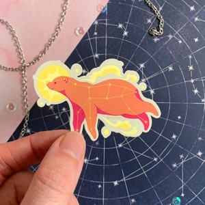 Ursa Major Bear Matte Metallic Aufkleber