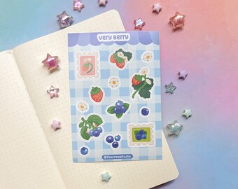 Very Berry Matte Vinyl Sticker Sheet