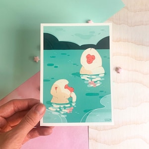 Snow Monkey Giclée Print