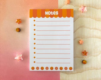 Oranges A6 Notepad