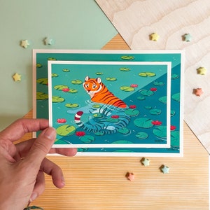 Tiger Pond Giclée Print image 4