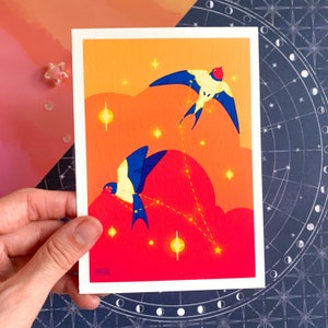 Impression giclée Poissons hirondelle