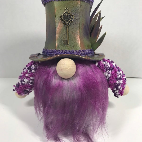 Purple steampunk Gnome