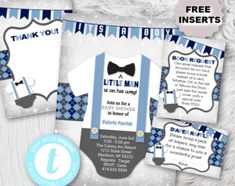 Download Diy Onesie Invite Etsy