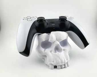 Skull Head Controller Stand – Customizable 3D-Printed Display