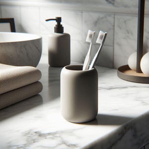 Smooth Toothbrush Holder Cup – Simple & Stylish Storage