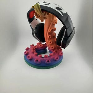 Tentacle Headphone Stand 2 | 3D Printed Nautical Desk Accessory