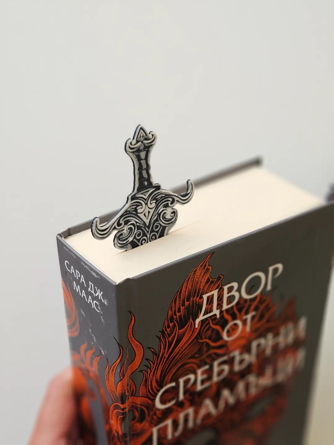 Enchanted Blade Bookmark – Hue-themed Elven Fantasy Accent - Etsy